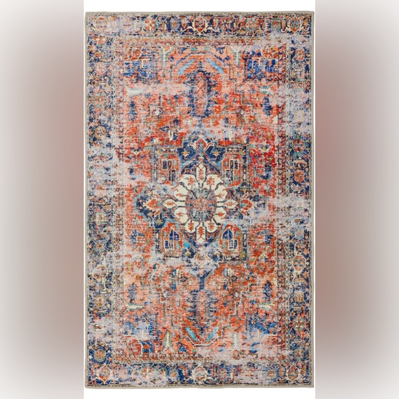 i-VTIES Antique Collection Area Rug,Machine Washable Non-Slip Rug (3x5) - NWT - Picture 2 of 8